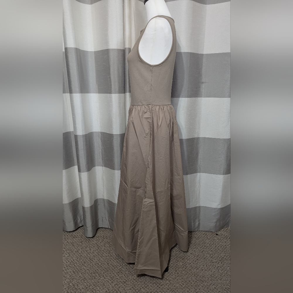 The Drop "Dia Mixed Fabric Maxi Tank Dress" Various Sizes - Picture 6 of 12